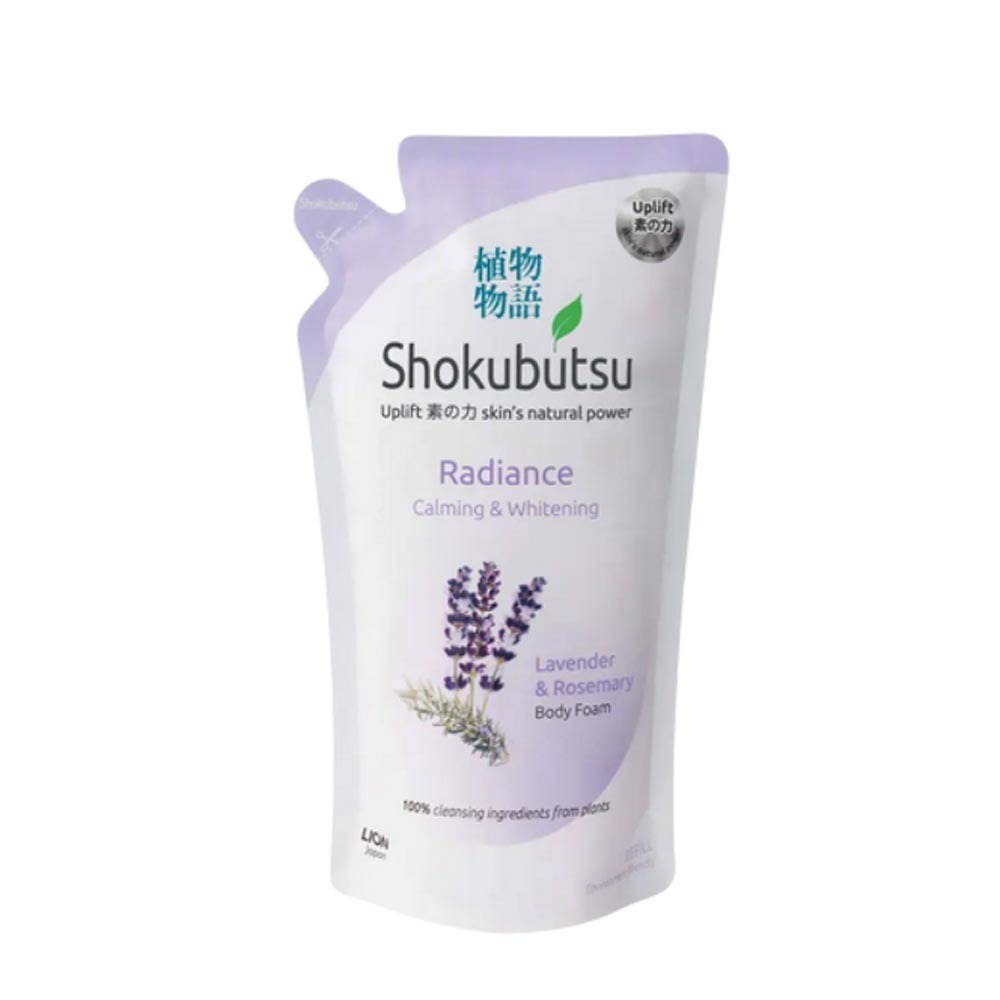Shokubutsu Radiance Calming & Whitening Body Shower Foam Refill 600ML