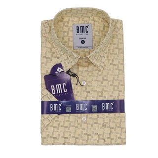BMC Men Slimfit Shirt Short Sleeve 2320071 Green XL