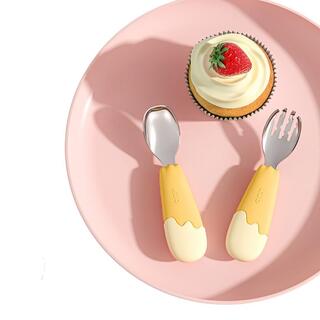 Stainless Steel Spoon Fork Set Blue