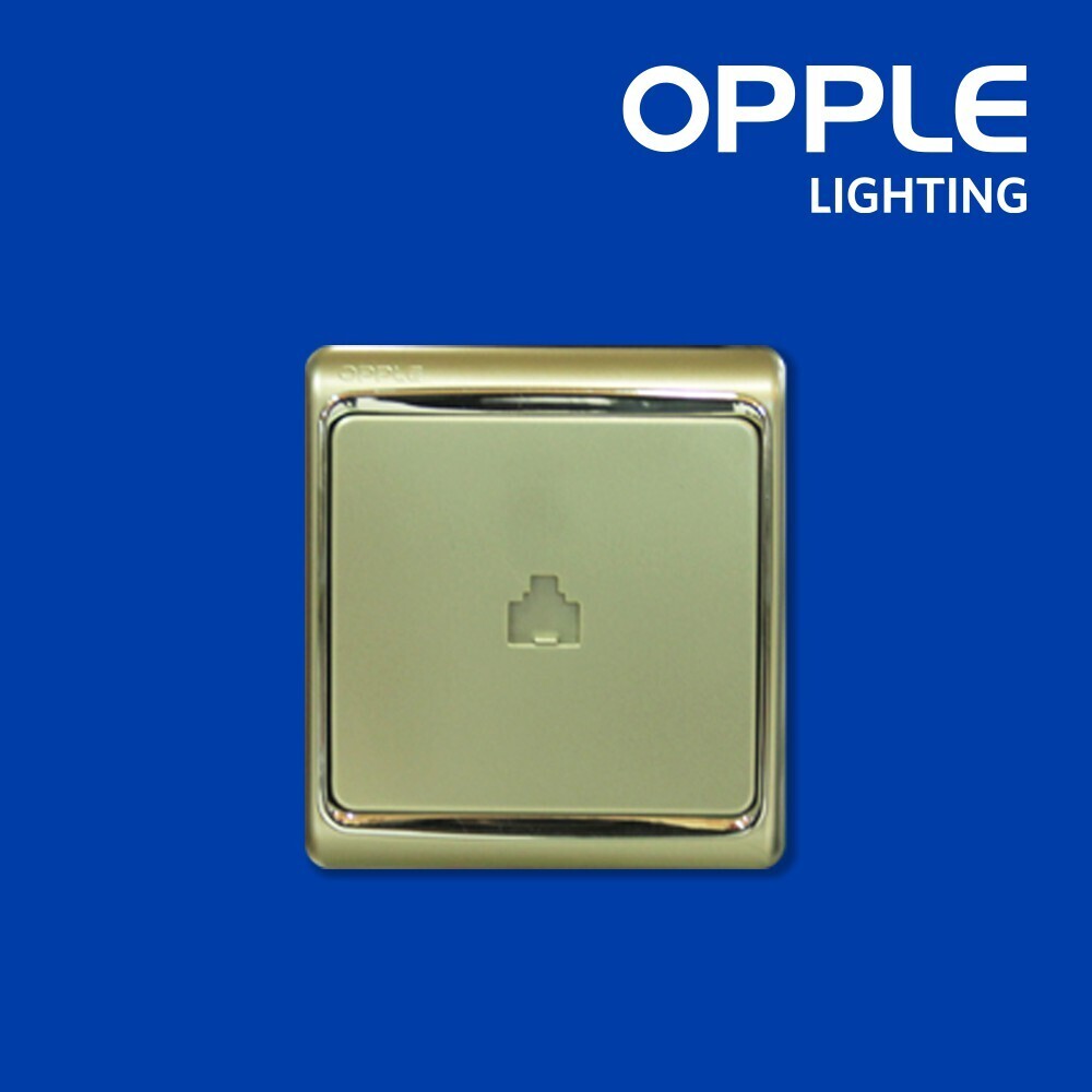 OPPLE OP-E06S6401-J1-computer socket single(100Mbps) Switch and Socket (OP-23-126)