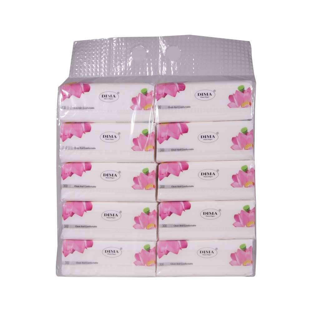 Dima Facial Tissue 3Ply 300Sheets 10PCS