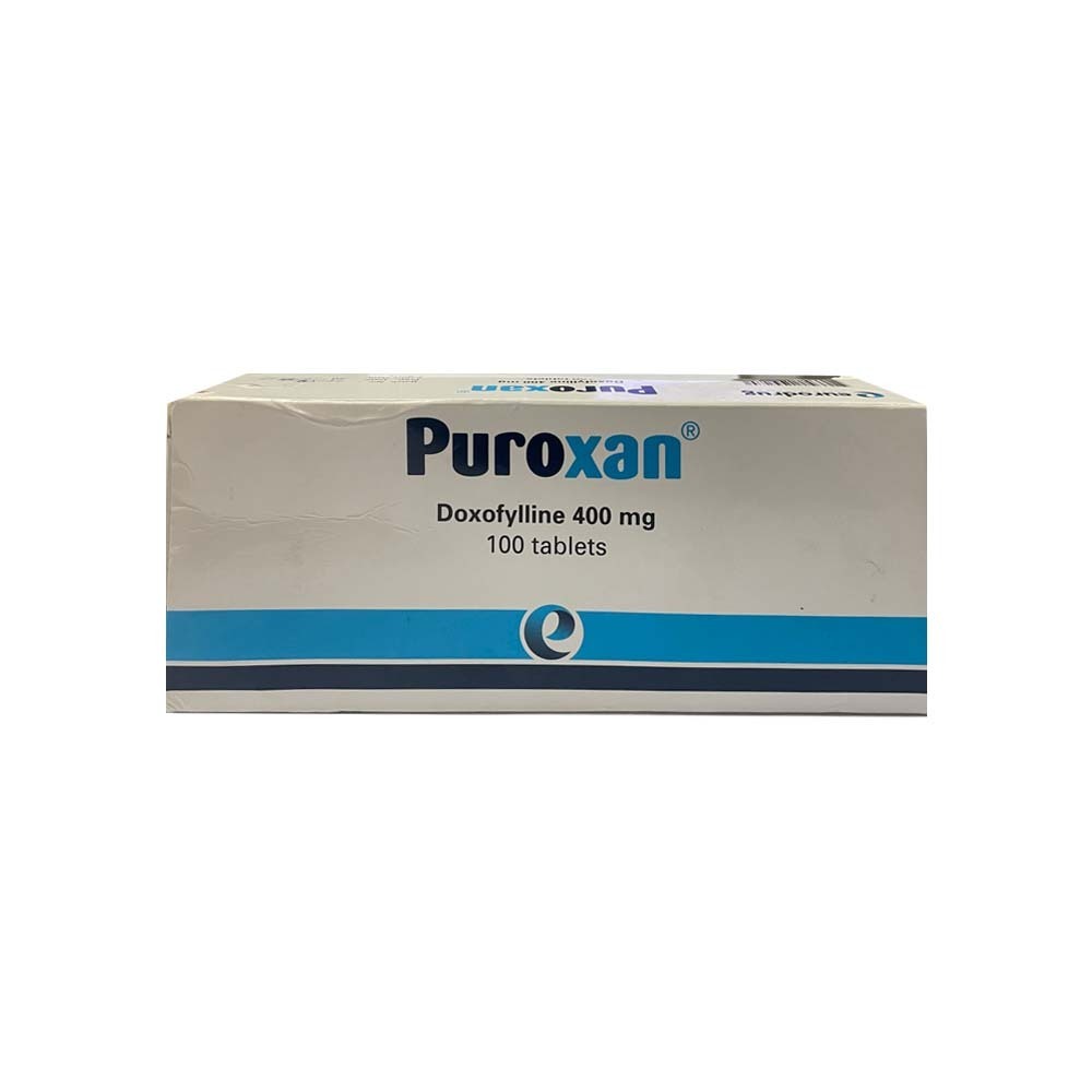 Puroxan Doxofylline 400MG Tablets 10PCS x 10