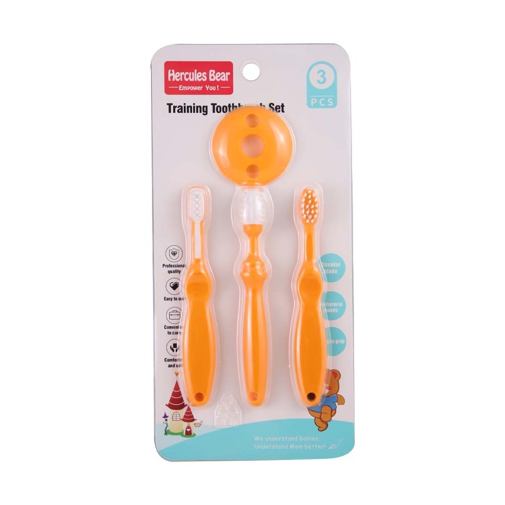 Hercules Bear Baby Training Toothbrush Set No.9279