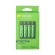 Gp Rechargeable AA Size 4PCS GPAASB421001