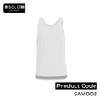 SOLO COLLLECTION Men Plain Vest SAV 002 White XL