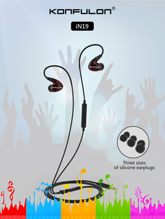 Konfulon iN-19 (Earphone) / Black