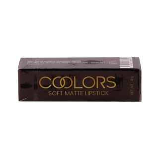 Coolors Soft Matte Lipstick 4G 01