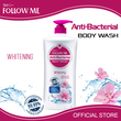 Follow Me Whitening Anti-Bacterial Body Wash 1000ML (Sakura & Pearl Extract)