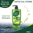Follow Me Green Tea Scalp Fresh Shampoo 650ML (Olive Oil & Lemon Extract)