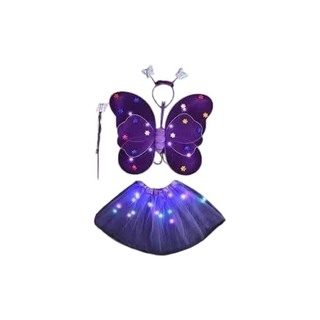 Beauty House LED Butterfly Fairy Costume Set Red