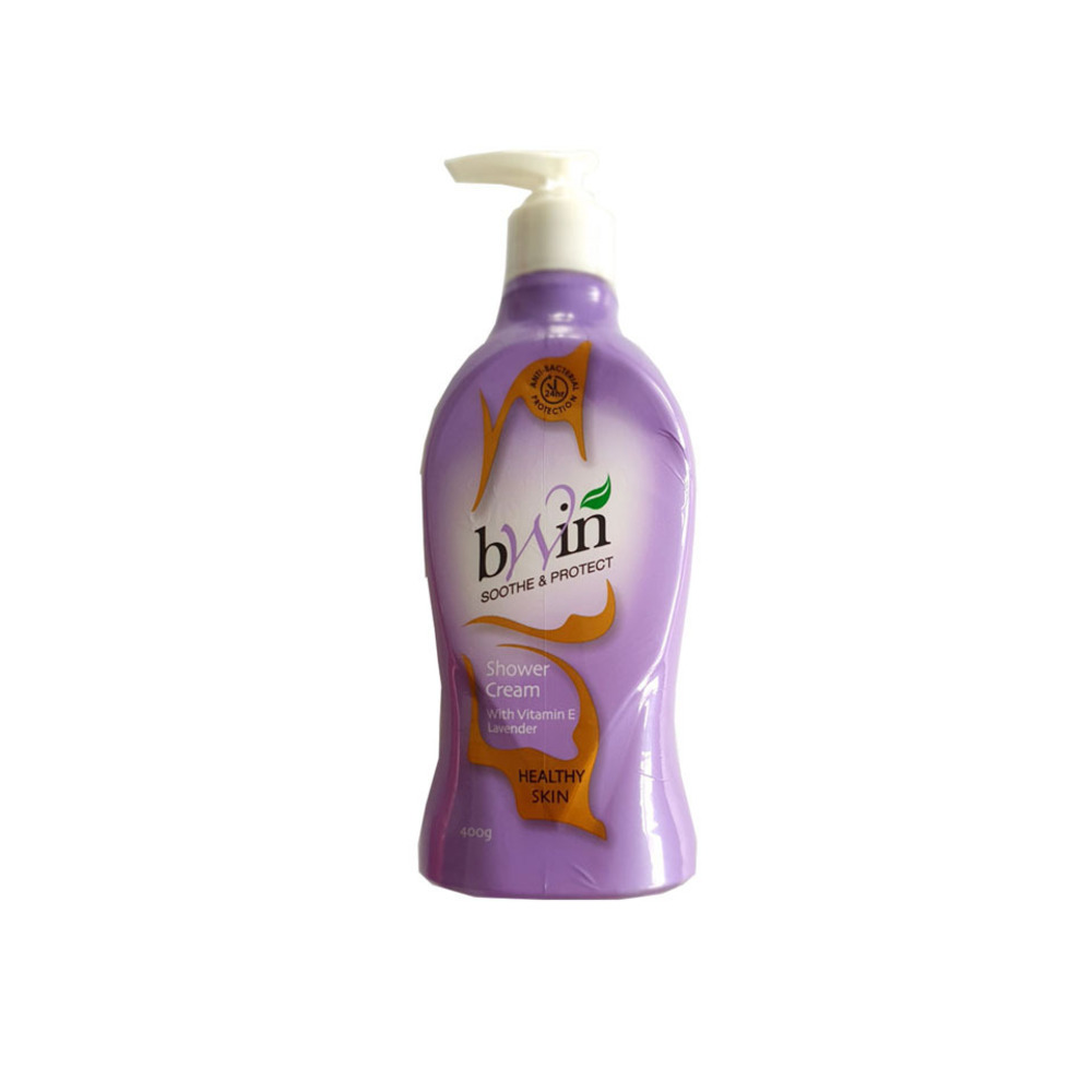 Bwin Healthy Skin Shower Cream 400G (Violet) Fish Shape
