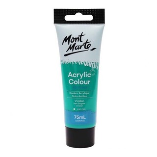 Mont Marte Studio Acrylic Colour Paint 75ML Rose Madder