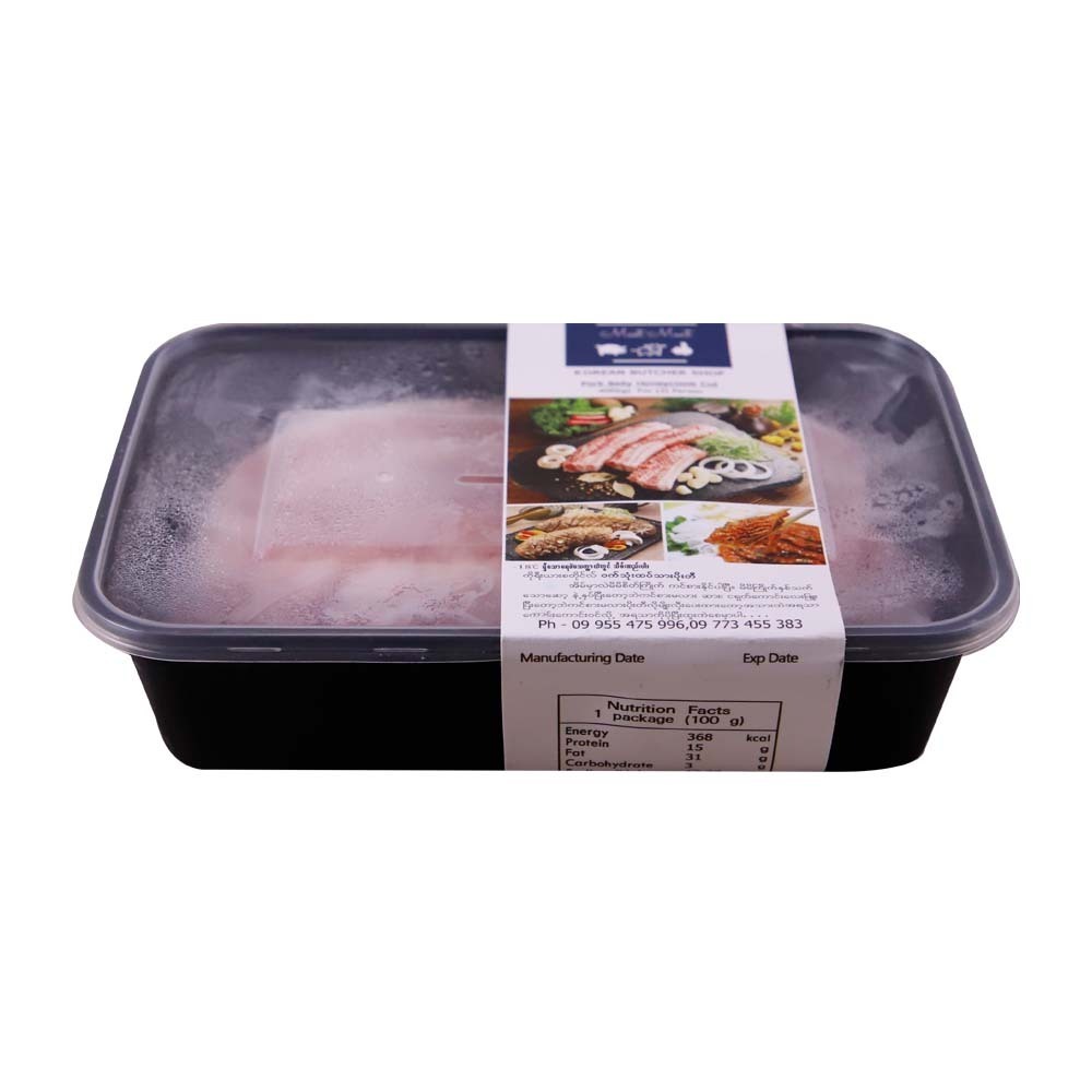 Meet Meat ကိုရီးယားစတိုင်လ် ဝက်သုံးထပ်သားပိုးတီ ၄၀၀ဂရမ် 