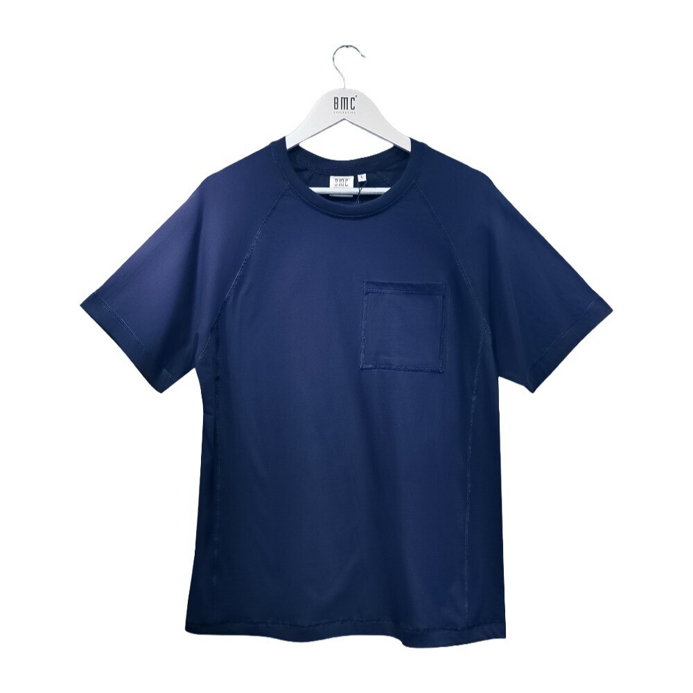 BMC Men T Shirt Short Sleeve 7540075 Dark Blue Large
