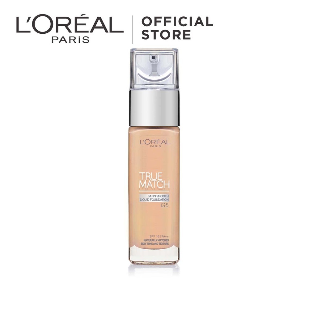 Loreal True Match Satin Smooth Liquid Foundation 30ML (G5 Gold Cream)