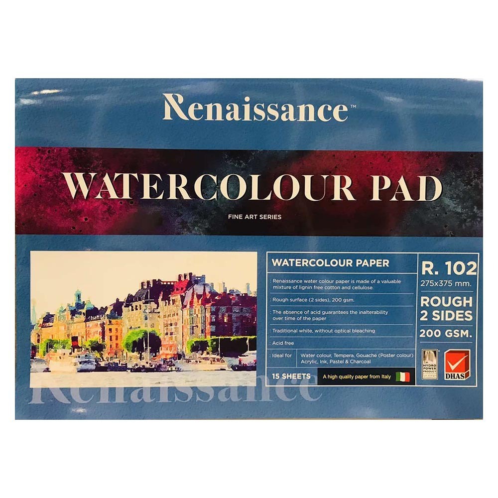 Master Art Water Colour Paper Pad 275x375mm P-15