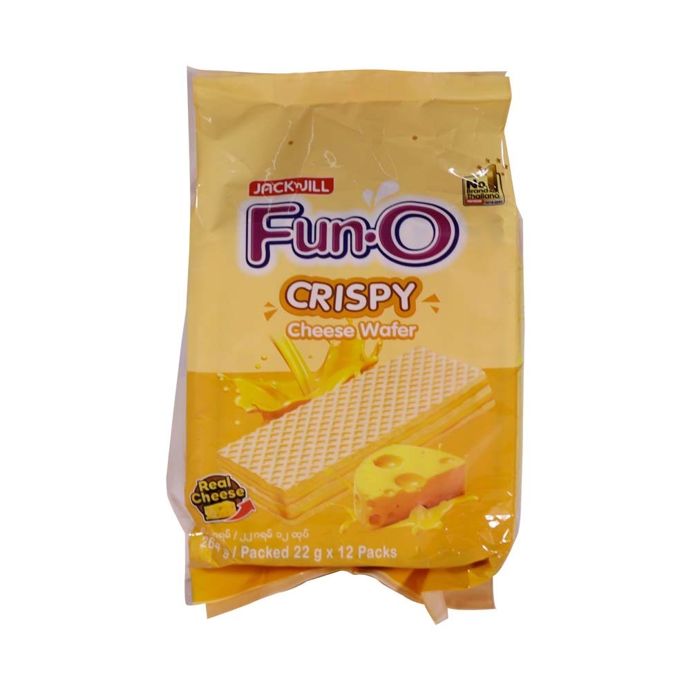 Jack & Jill Fun O Crispy Cheese Wafer 264G