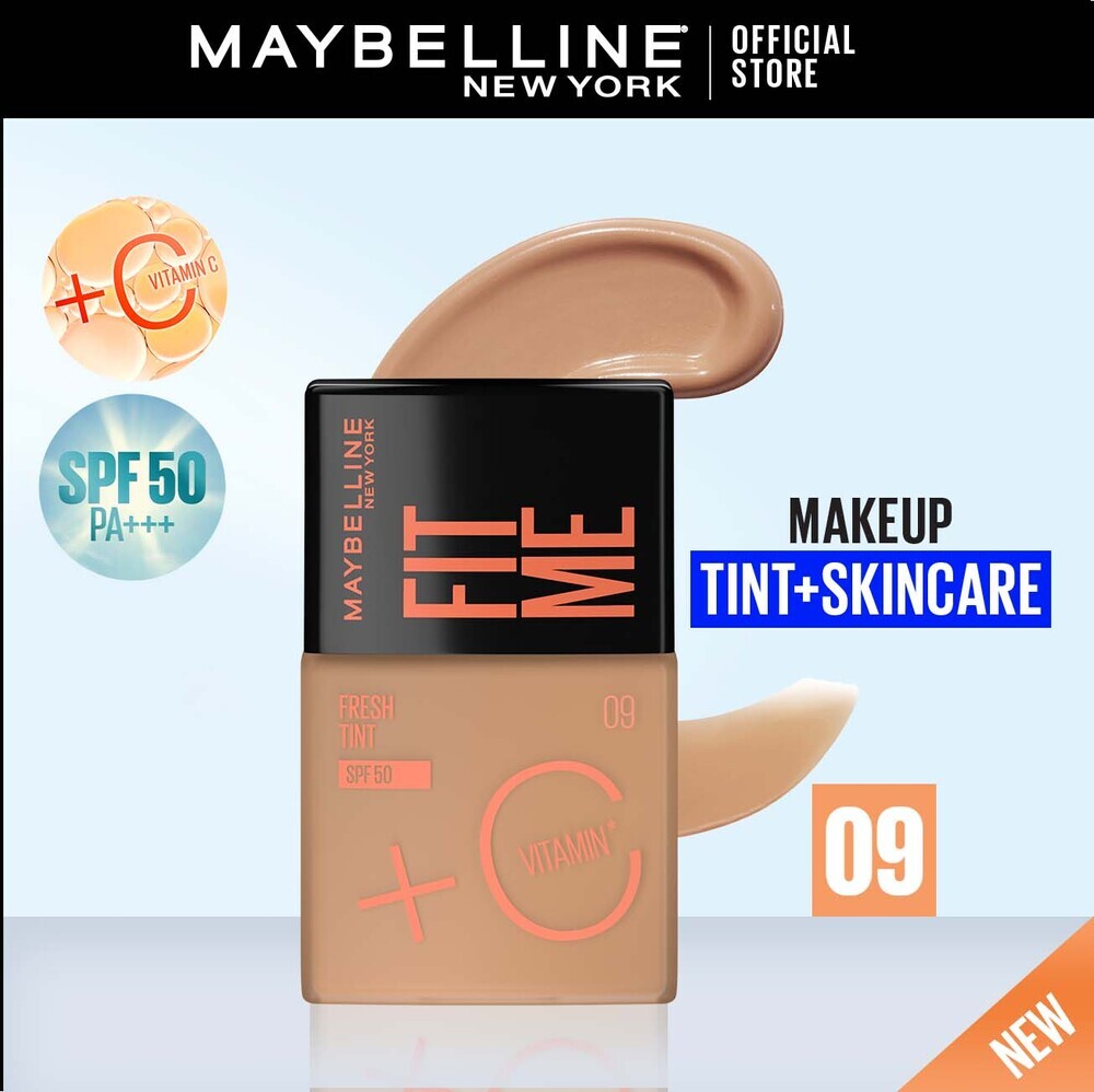 Maybelline Fit Me Fresh Tint Vitamin C+ SPF  50 PA+++ 30ML 09