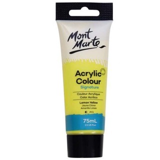 Mont Marte Studio Acrylic Colour Paint 75ML Rose Madder