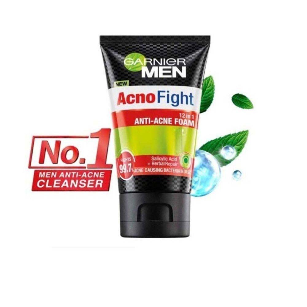 Garnier Men Acno Fight 12-in-1 Anti-Acne Foam 100ML