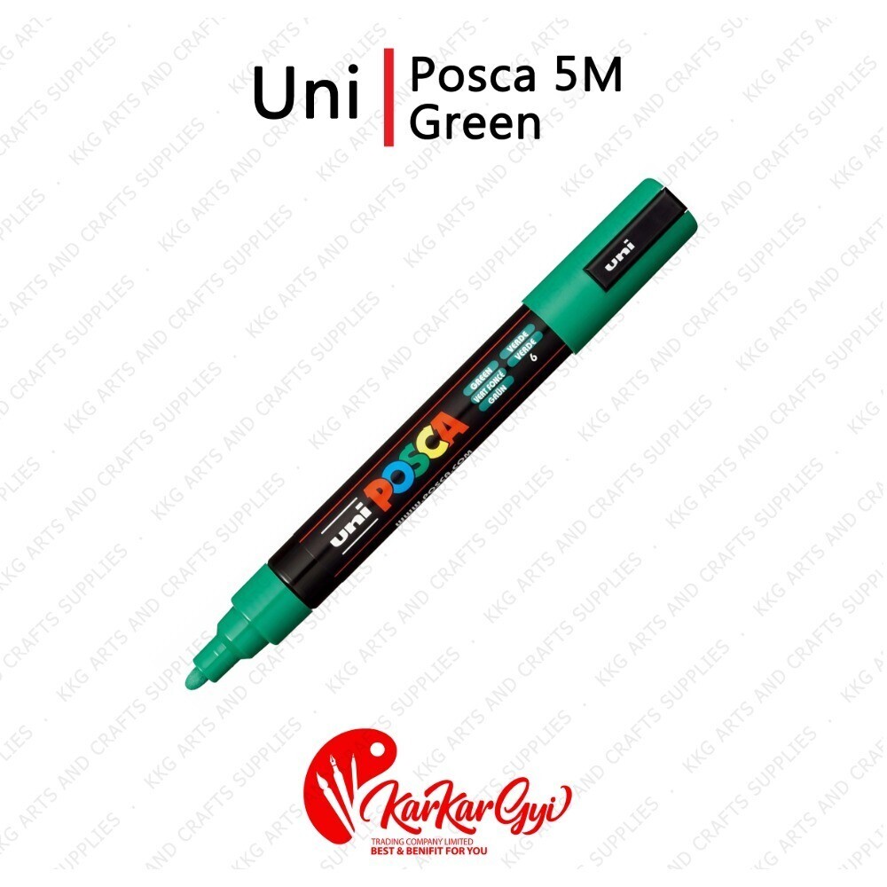 Uni Posca Marker 5M  1.8-2.5mm Green