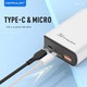 Konfulon A6Q Fast Charging 22.5W Power Bank (10000mAh) White