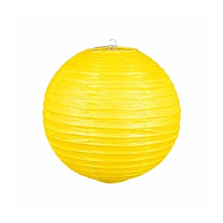 Uncle Gyi Uncle Gyi Round Paper Lantern (Plain) 25cm Red