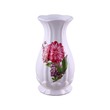 Amly Flower Vase 8in (Porcelain White)