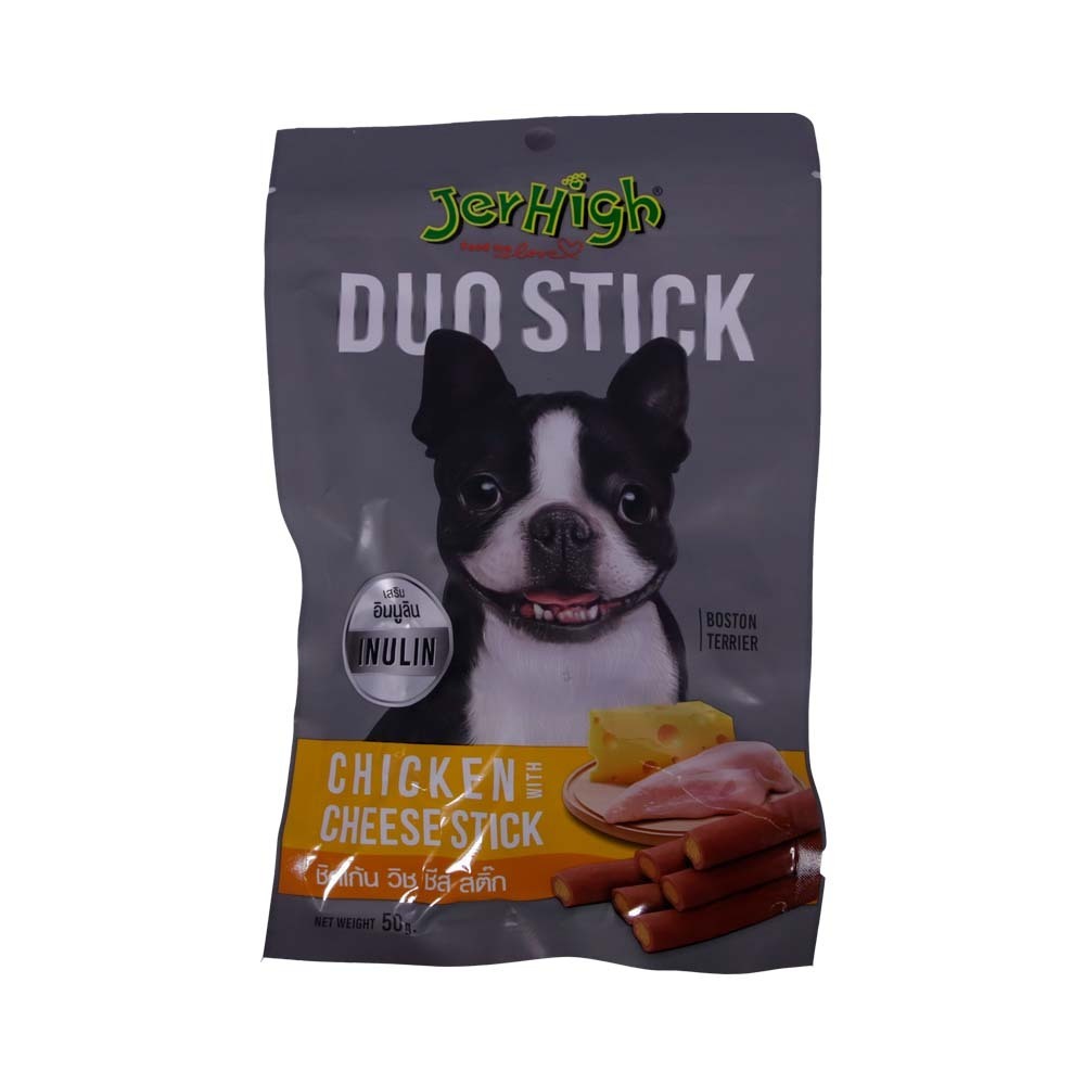 Jerhigh Dog Snack Food Stick Chicken Cheese 50G