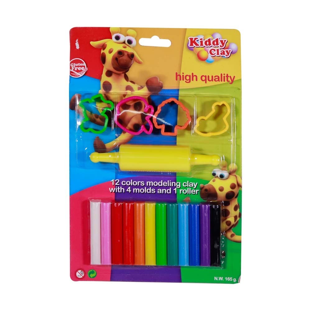 Nara Kiddy Clay 12PCS ST-165-12+4SMR