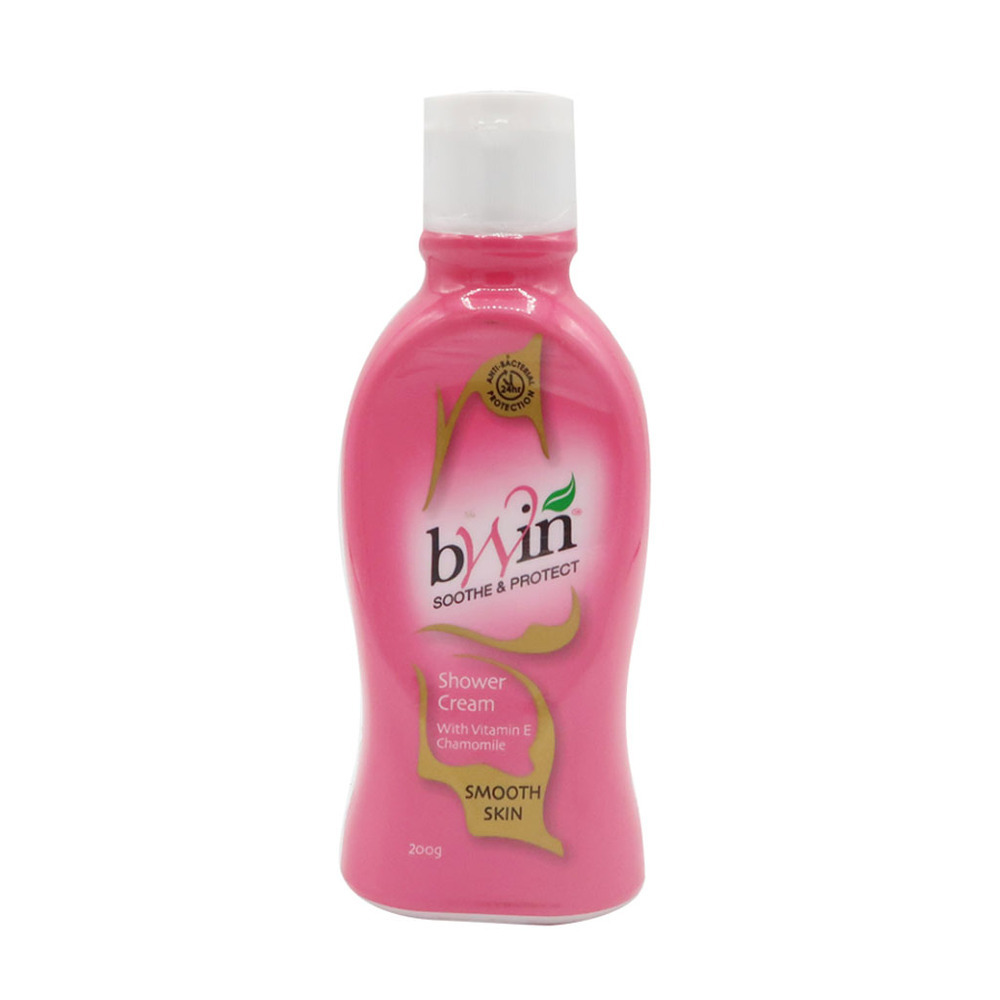 Bwin Smooth Skin Shower Cream 200G (Pink) Fish Shape