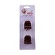 Titania Large Prong Clip 2PCS (No.7938) Brown