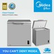 Midea Chest Freezer (198)Liter (2'9) MDRC277FZG01