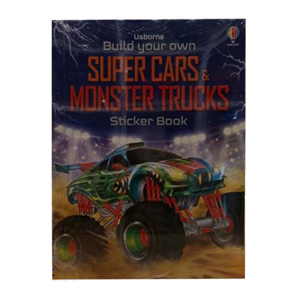 Super Cars And Monster Trucks Sticker Book