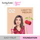 Hearty Heart Juicy Fruits Weightless Matte Full Coverage Foundation SPF 30 PA++ 20ML (02 Cherry Berry Pie)