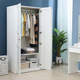 Winner Voque Wardrobe (3 Door) White