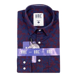 BMC Slimfit Shirts Long Sleeve 1320056 (Design-2) Large
