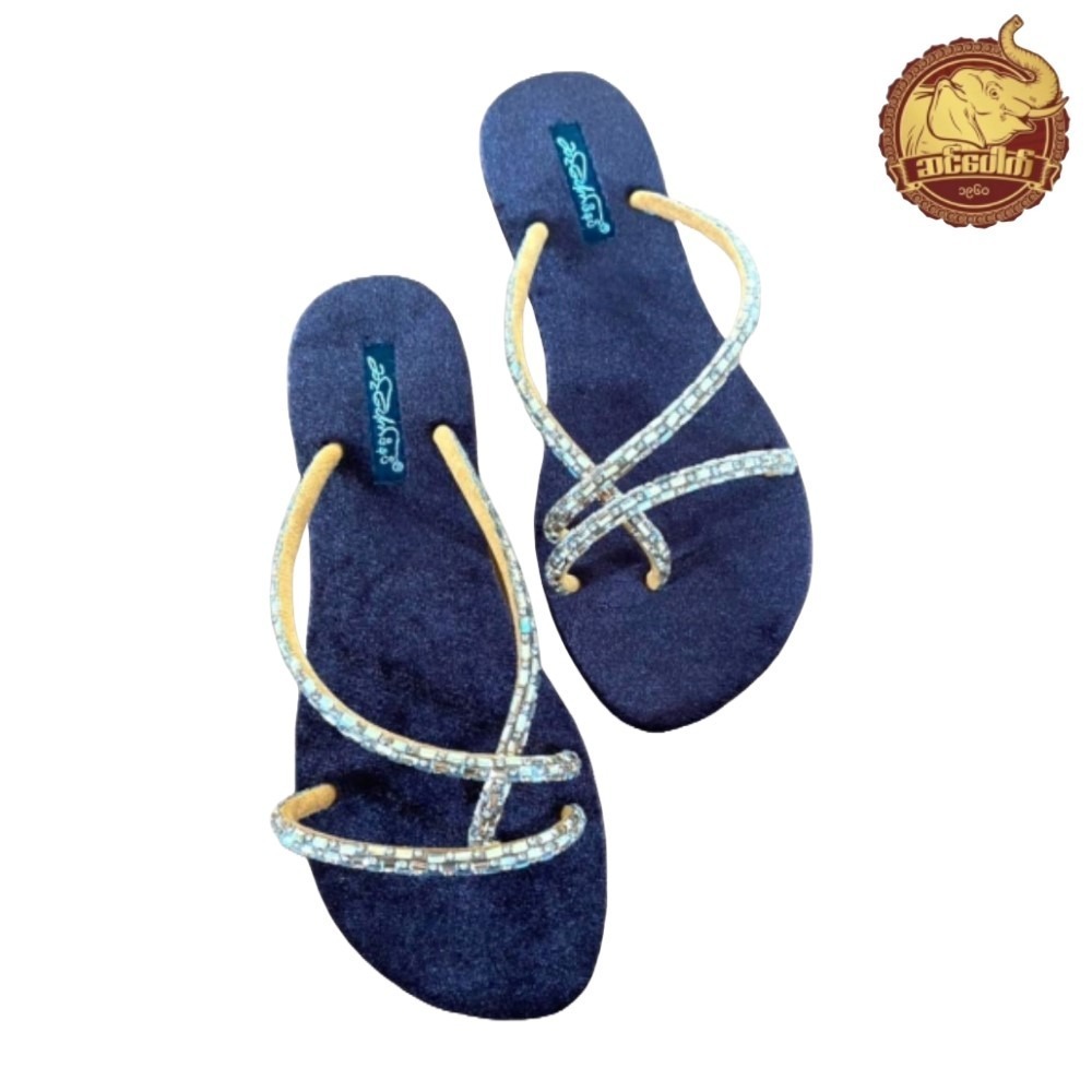 Sin Pauk Women Velvet Slipper (Design-2,No-37) BGK-020