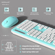 Konfulon WM-07 (Wireless Gaming Mouse & Keyboard) Blue