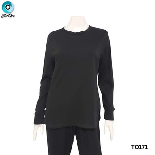 The Ori Women Long Sleeve Top Gray TO171 Large