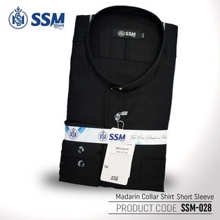 Madarin Collar Shirt Short Sleeve XL (Dark Blue) SSM-O-M-S-063