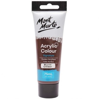 Mont Marte Studio Acrylic Colour Paint 75ML Rose Madder