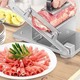 Stainless Steel Manual Frozen Meat Slicer