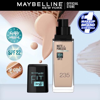 Maybelline Fit Me 16H Matte + Poreless Foundation SPF  22 (230 Natural Buff)
