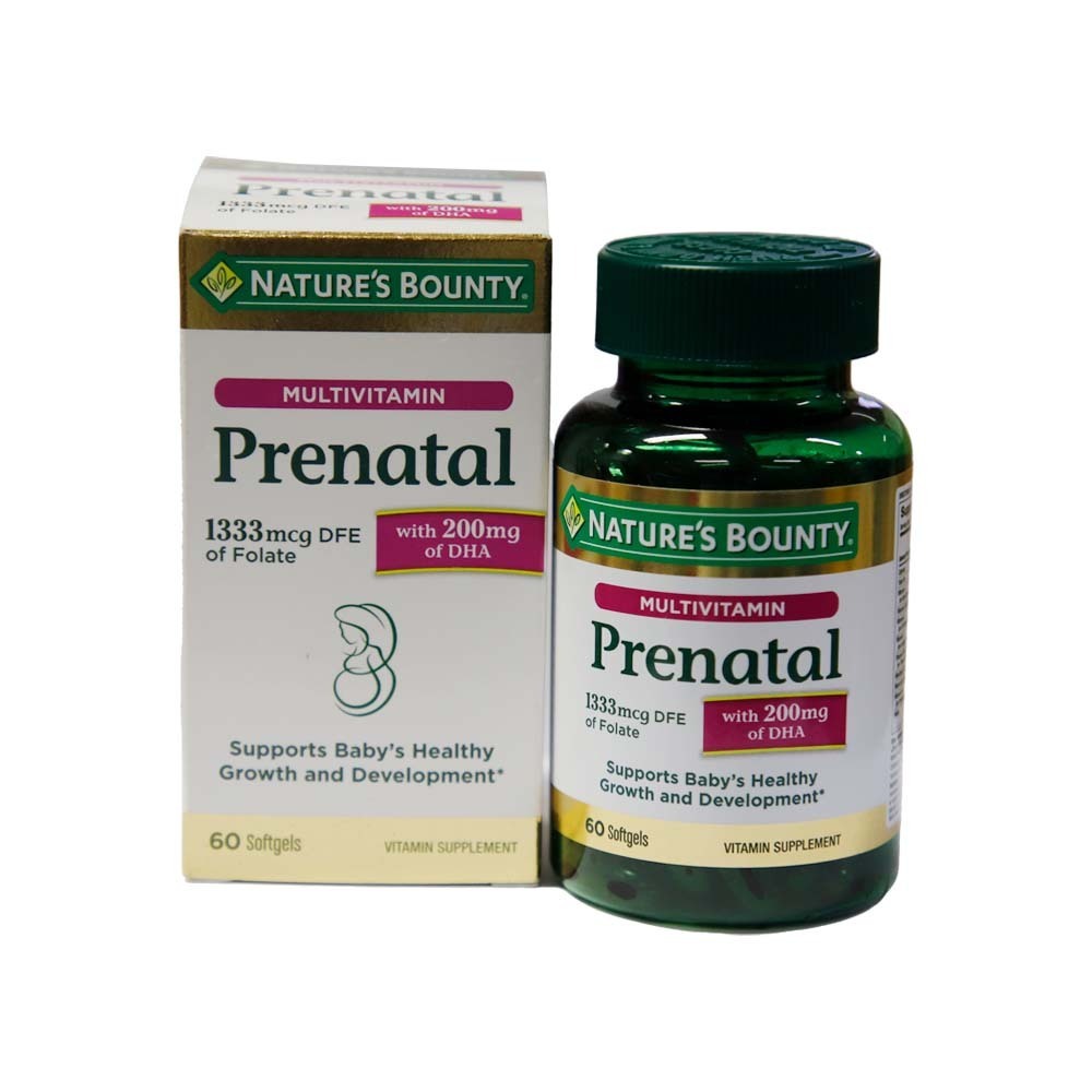 Nature's Bounty Prenatal 60PCS