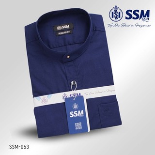 Madarin Collar Shirt Short Sleeve 3XL (Blue Slate Gray) SSM-O-P-S-039