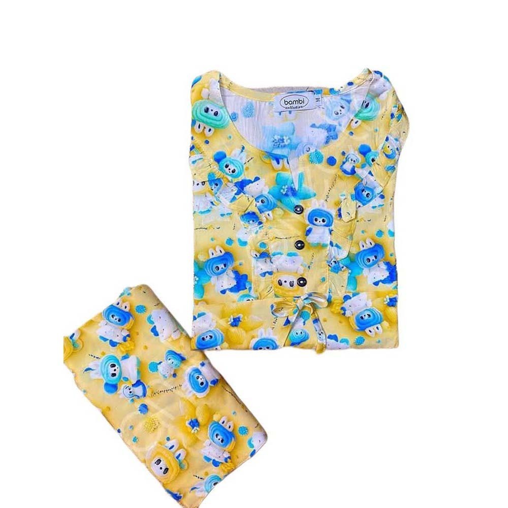 Bambi Women Spant One Set Yellow AA0054 D1 XL