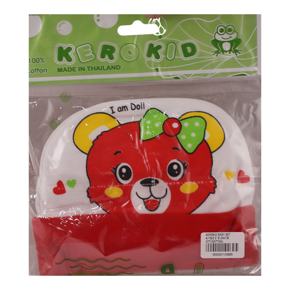 Kerokid Baby Set K-17/3/K-15/3 3PCS (Hat/Botti/Mit