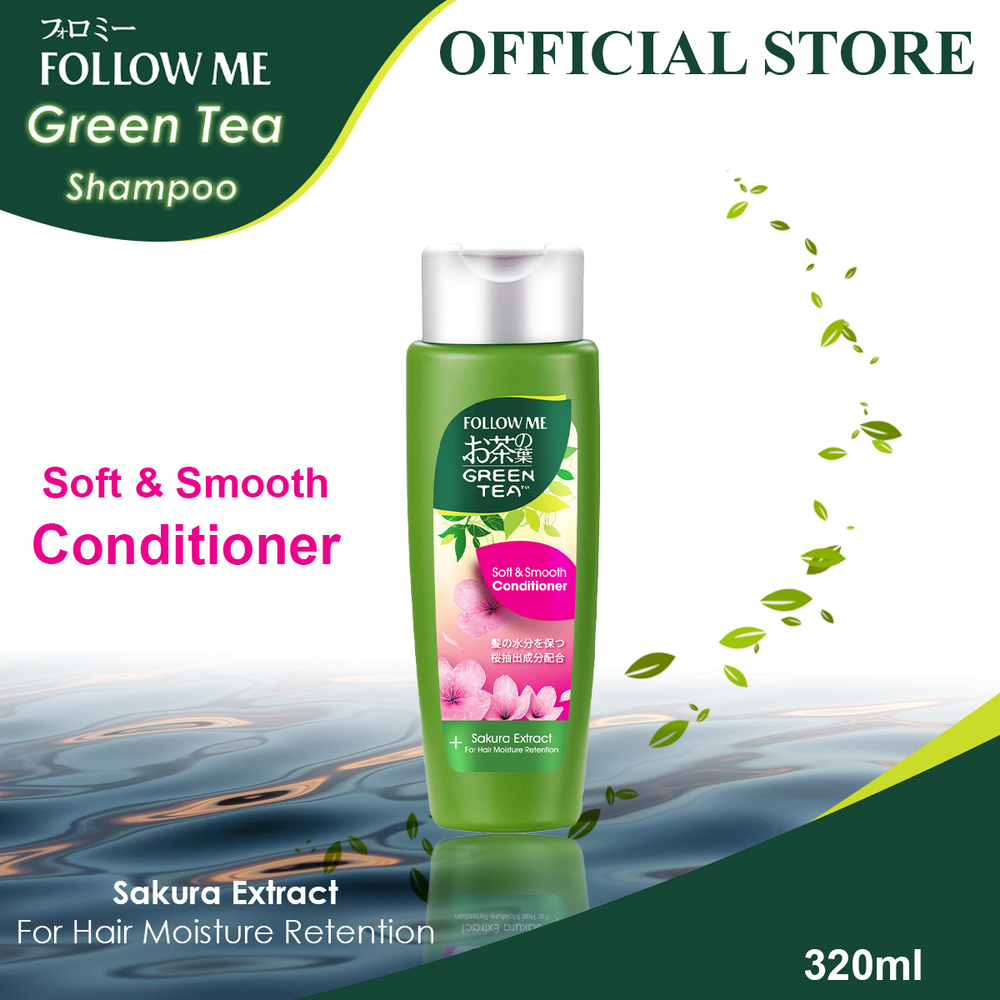 Follow Me Green Tea Soft & Smooth Conditioner 320ML (Sakura Extract)