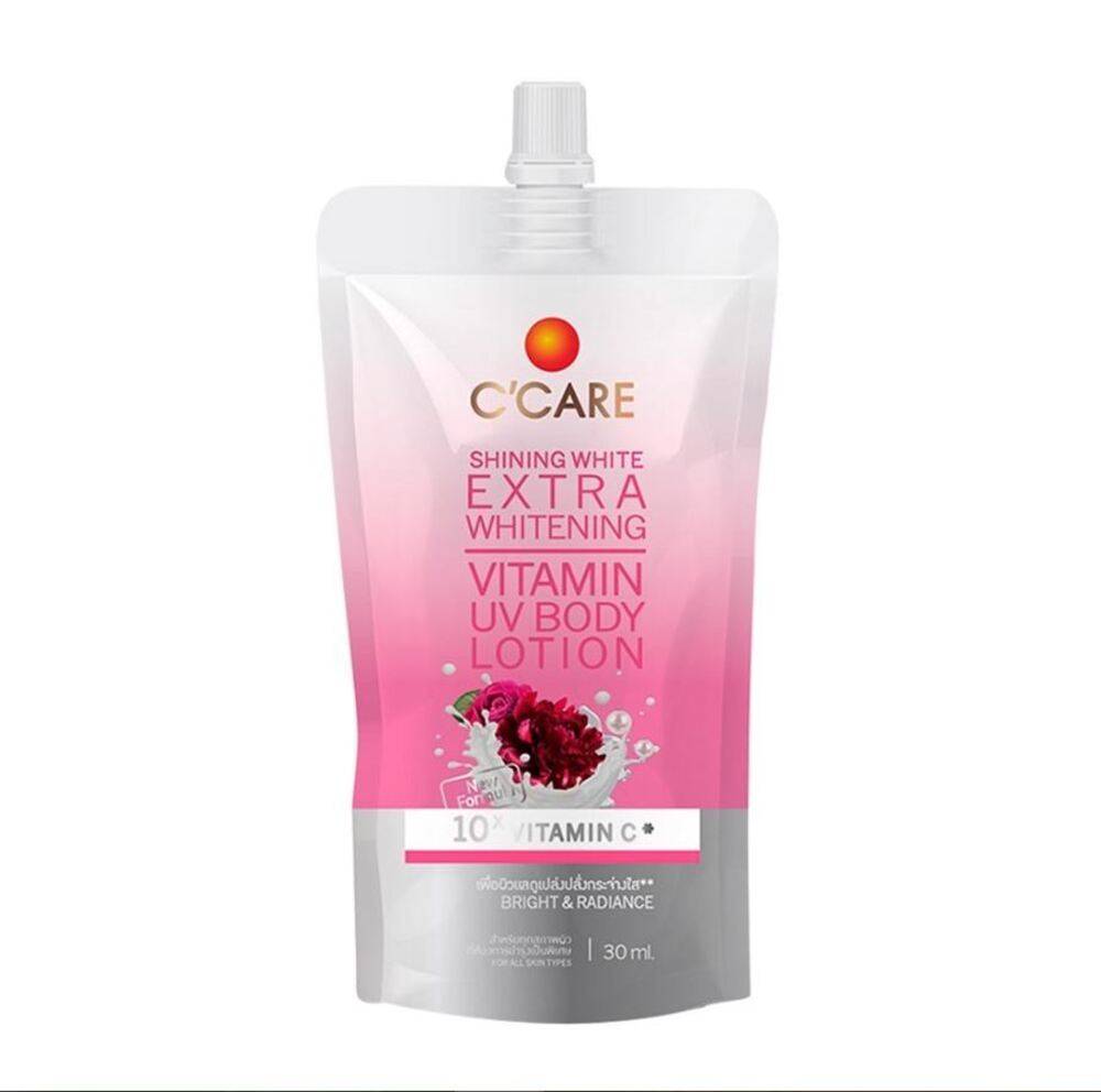C'Care Shining White Extra Whitening Vitamin UV Body Lotion 30ML